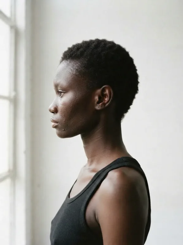 Head in profile
