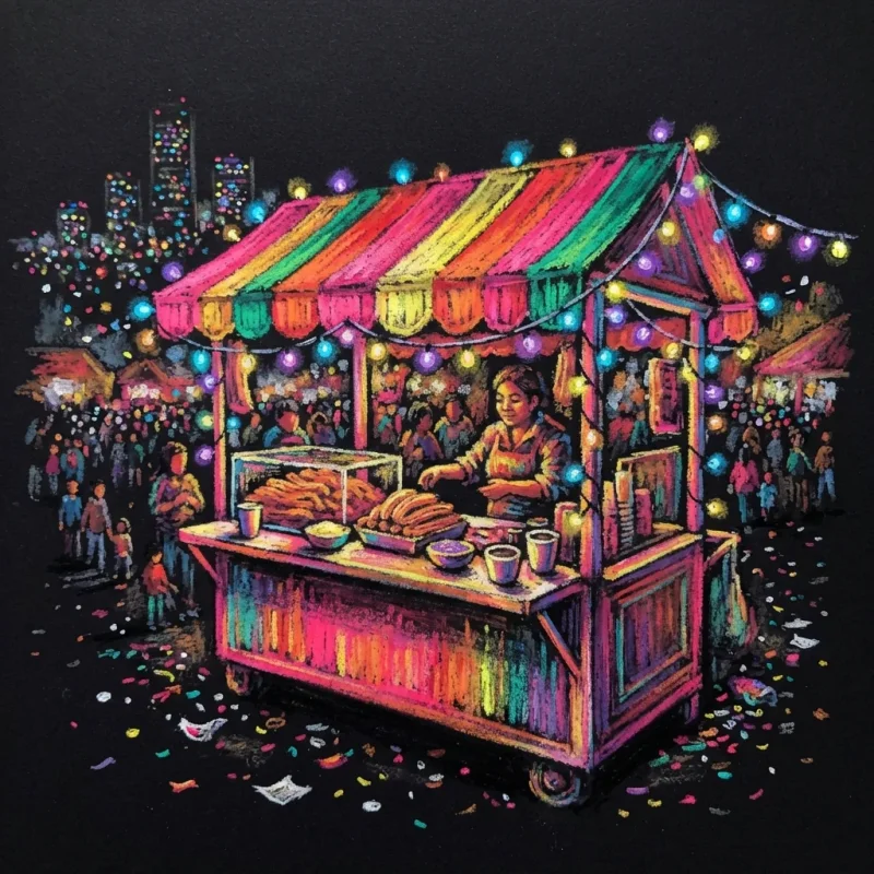 Churro stand