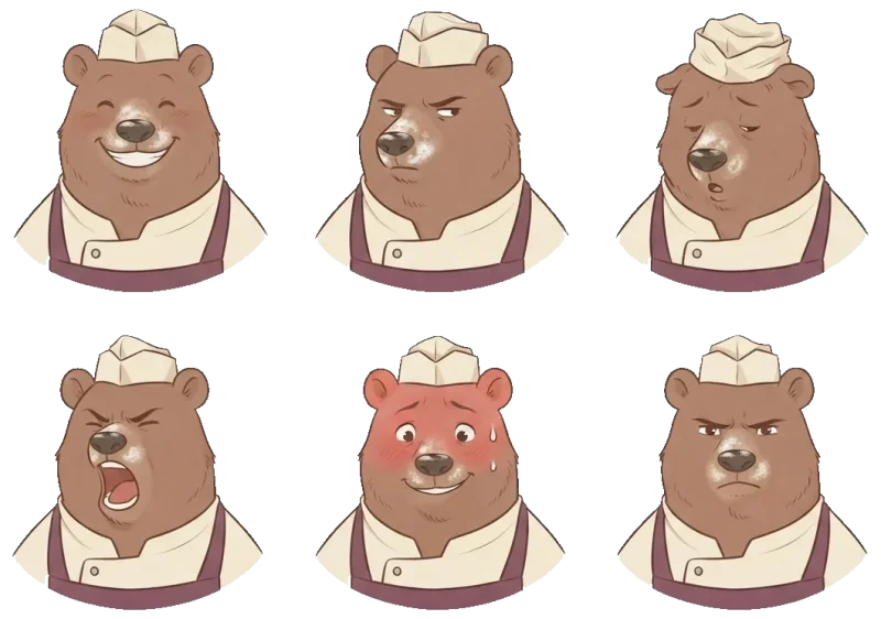 The night bakery expressions