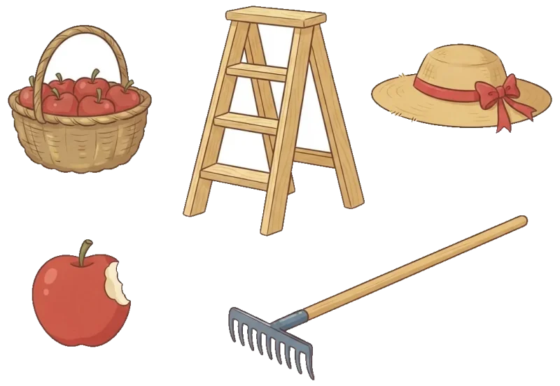 Grandmothers orchard props