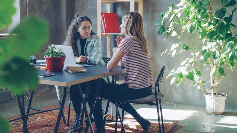 Week two, the window table