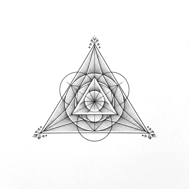 Triangle, 7 cm