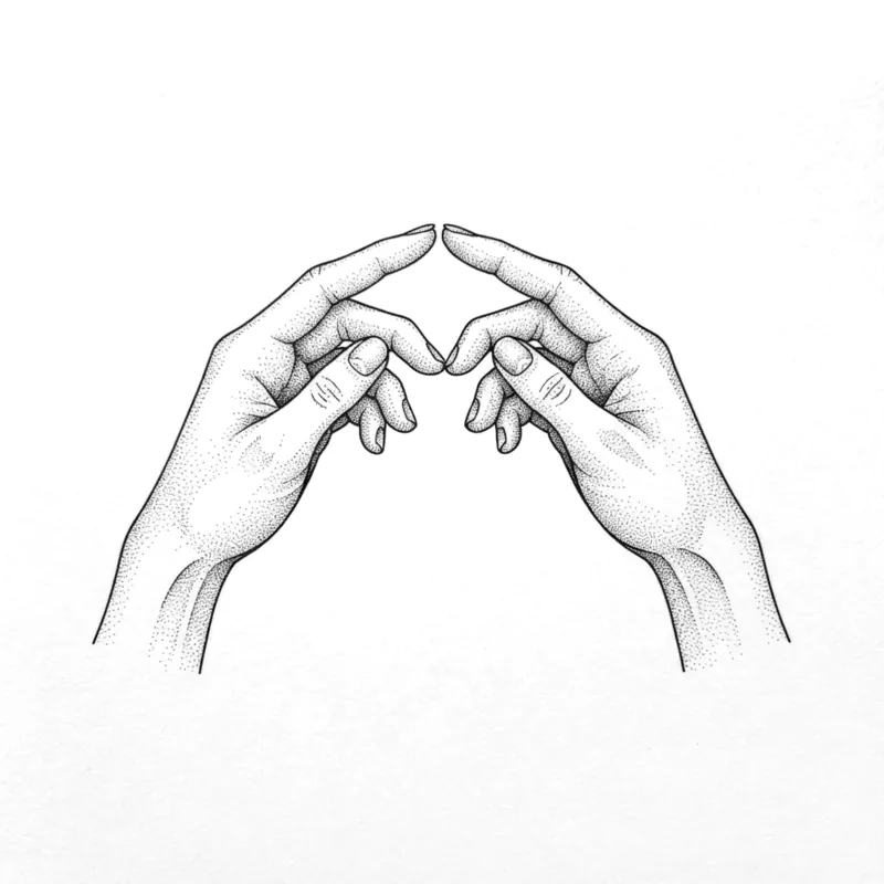 Almost touching, 10 cm
