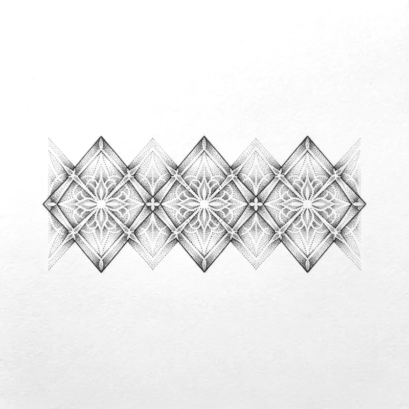 Lattice band, 14 cm