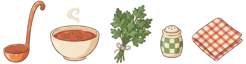 Soup season props