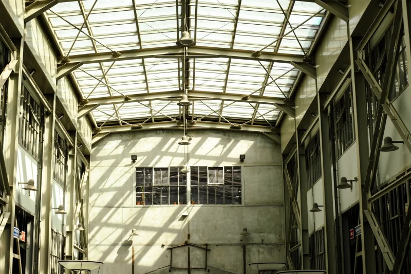 Magazijn 12, glazed roof